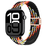 Cinturino per orologio sottile in nylon intrecciato con fibbia magnetica, For Apple Watch Series 10 46mm