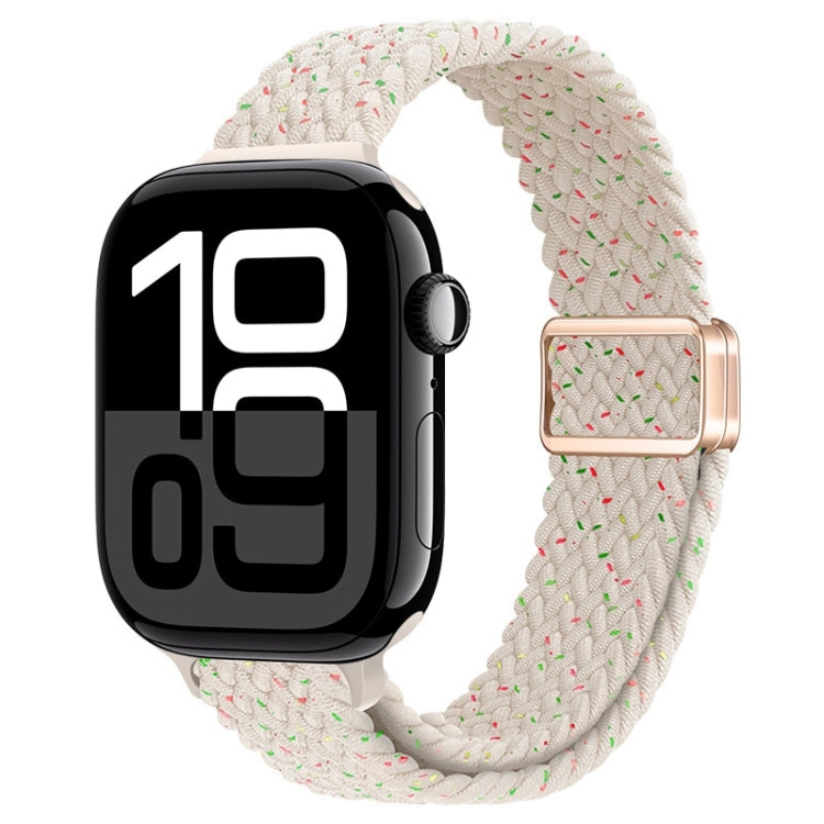 Cinturino per orologio sottile in nylon intrecciato con fibbia magnetica, For Apple Watch Series 10 46mm