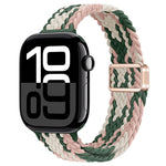 Cinturino per orologio sottile in nylon intrecciato con fibbia magnetica, For Apple Watch Series 10 46mm