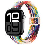 Cinturino per orologio sottile in nylon intrecciato con fibbia magnetica, For Apple Watch Series 10 46mm
