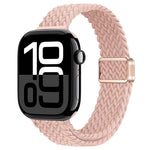 Cinturino per orologio sottile in nylon intrecciato con fibbia magnetica, For Apple Watch Series 10 46mm