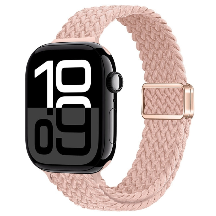 Cinturino per orologio sottile in nylon intrecciato con fibbia magnetica, For Apple Watch Series 10 46mm