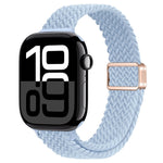 Cinturino per orologio sottile in nylon intrecciato con fibbia magnetica, For Apple Watch Series 10 46mm