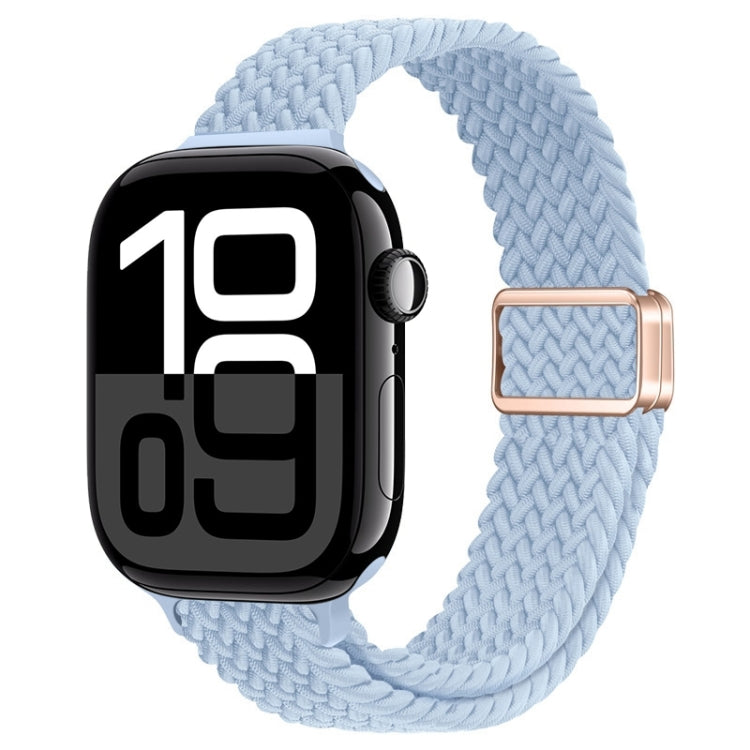 Cinturino per orologio sottile in nylon intrecciato con fibbia magnetica, For Apple Watch Series 10 46mm