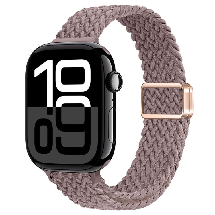 Cinturino per orologio sottile in nylon intrecciato con fibbia magnetica, For Apple Watch Series 10 46mm
