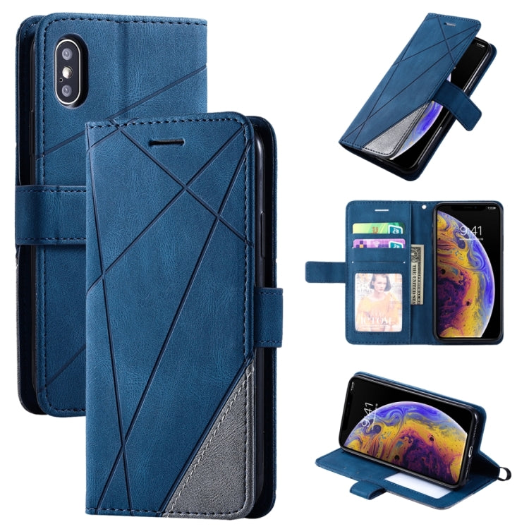 Custodia in pelle con supporto per iPhone XS Max