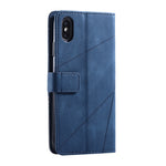 Custodia in pelle con supporto per iPhone XS Max