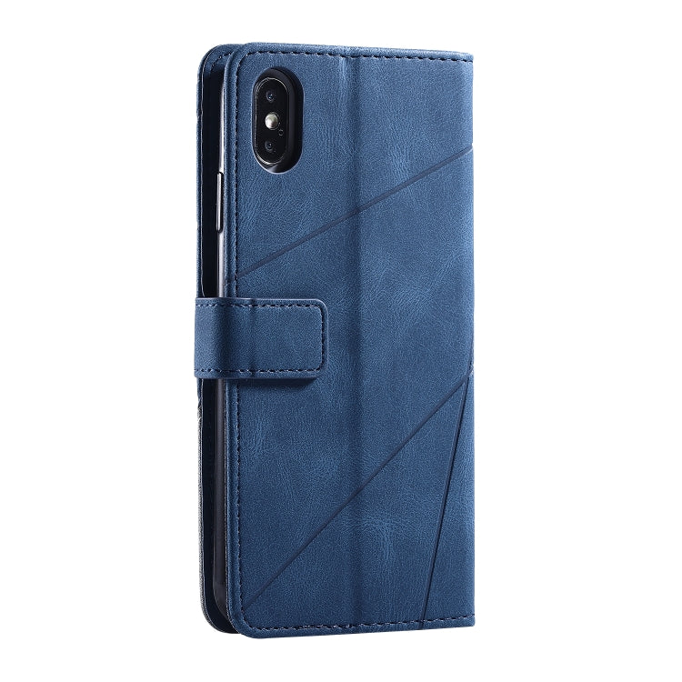 Custodia in pelle con supporto per iPhone XS Max