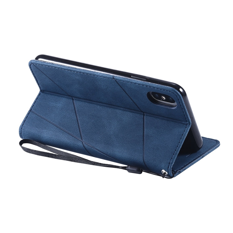Custodia in pelle con supporto per iPhone XS Max
