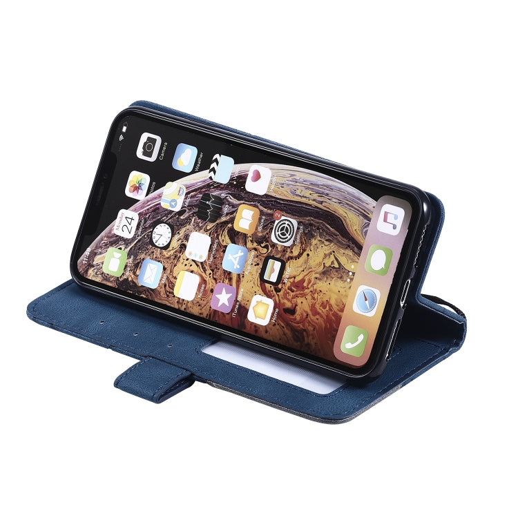 Custodia in pelle con supporto per iPhone XS Max