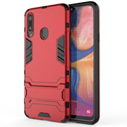 Custodia antiurto in TPU per Samsung Galaxy A20s con supporto
