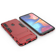Custodia antiurto in TPU per Samsung Galaxy A20s con supporto