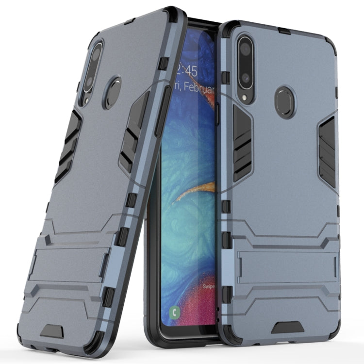 Custodia TPU antiurto Samsung Galaxy A20s con supporto