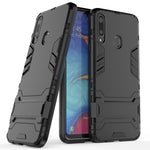 Custodia TPU antiurto Samsung Galaxy A20s con supporto
