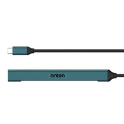 Stazione di docking HUB Onten UC972C 7 in 1 USB-C/Tipo-C a USB3.0 + USB2.0x2 + Tipo-Cx4, UC972C