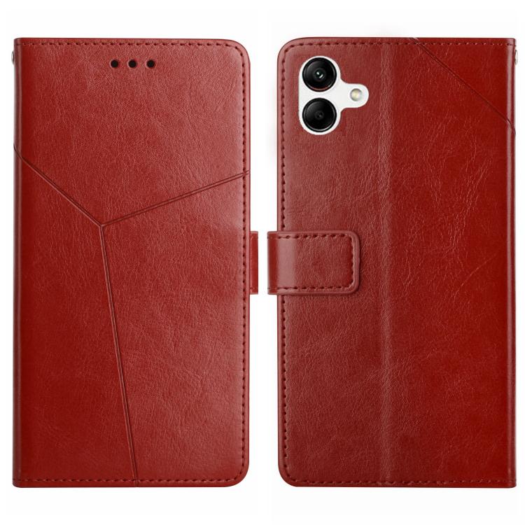 Custodia per telefono in pelle con motivo a Y, For Samsung Galaxy A57 5G, For Samsung Galaxy A37 5G, For Samsung Galaxy A27 5G, For Samsung Galaxy A07 5G