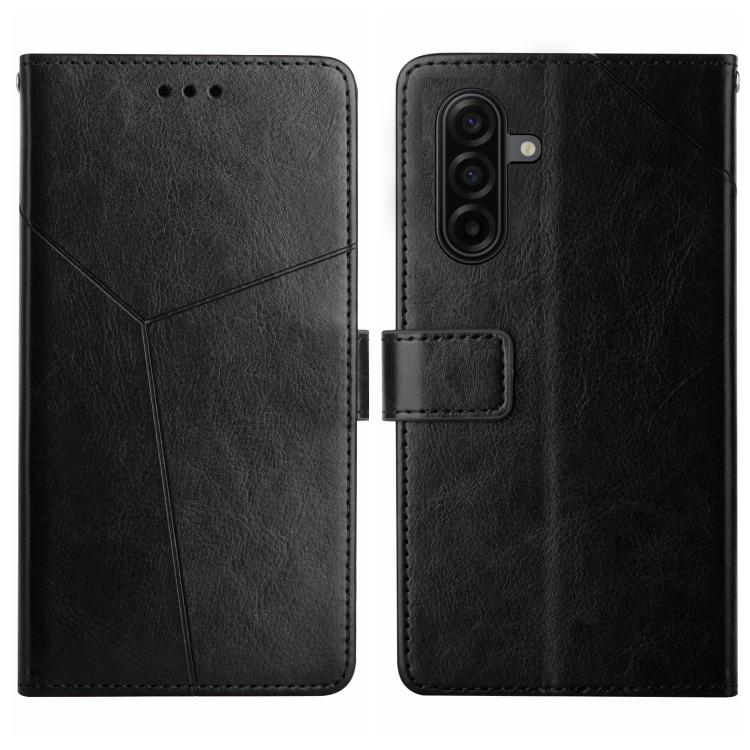 Custodia per telefono in pelle con motivo a Y, For Samsung Galaxy A57 5G, For Samsung Galaxy A37 5G, For Samsung Galaxy A27 5G, For Samsung Galaxy A07 5G