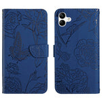 Custodia per telefono in pelle con motivo a farfalla in rilievo Skin Feel, For Samsung Galaxy A36 5G, For Samsung Galaxy A16 5G, For Samsung Galaxy A06 4G
