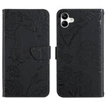 Custodia per telefono in pelle con motivo a farfalla in rilievo Skin Feel, For Samsung Galaxy A57 5G, For Samsung Galaxy A37 5G, For Samsung Galaxy A27 5G, For Samsung Galaxy A07 5G