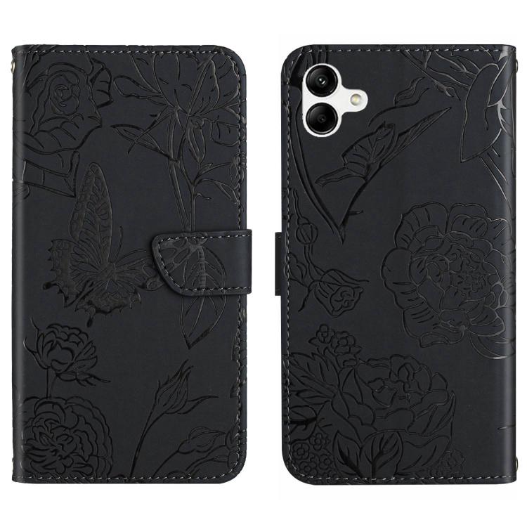 Custodia per telefono in pelle con motivo a farfalla in rilievo Skin Feel, For Samsung Galaxy A57 5G, For Samsung Galaxy A37 5G, For Samsung Galaxy A27 5G, For Samsung Galaxy A07 5G