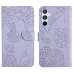 Custodia per telefono in pelle con motivo a farfalla in rilievo Skin Feel, For Samsung Galaxy A17 5G, For Samsung Galaxy A06 5G, For Samsung Galaxy A56 5G, For Samsung Galaxy A26 5G