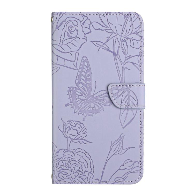 Custodia per telefono in pelle con motivo a farfalla in rilievo Skin Feel, For Samsung Galaxy A57 5G, For Samsung Galaxy A37 5G, For Samsung Galaxy A27 5G, For Samsung Galaxy A07 5G