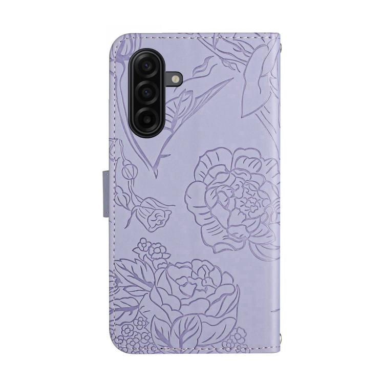 Custodia per telefono in pelle con motivo a farfalla in rilievo Skin Feel, For Samsung Galaxy A57 5G, For Samsung Galaxy A37 5G, For Samsung Galaxy A27 5G, For Samsung Galaxy A07 5G