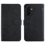 Custodia per telefono in pelle con motivo a farfalla in rilievo Skin Feel, For Samsung Galaxy A57 5G, For Samsung Galaxy A37 5G, For Samsung Galaxy A27 5G, For Samsung Galaxy A07 5G