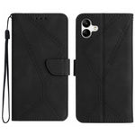 Custodia per telefono in pelle goffrata con cuciture, For Samsung Galaxy A36 5G, For Samsung Galaxy A16 5G, For Samsung Galaxy A06 4G
