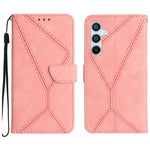 Custodia per telefono in pelle goffrata con cuciture, For Samsung Galaxy A36 5G, For Samsung Galaxy A16 5G, For Samsung Galaxy A06 4G