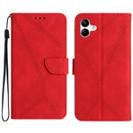 Custodia per telefono in pelle goffrata con cuciture, For Samsung Galaxy A17 5G, For Samsung Galaxy A06 5G, For Samsung Galaxy A56 5G, For Samsung Galaxy A26 5G