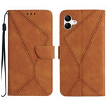 Custodia per telefono in pelle goffrata con cuciture, For Samsung Galaxy A57 5G, For Samsung Galaxy A37 5G, For Samsung Galaxy A27 5G, For Samsung Galaxy A07 5G