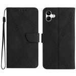 Custodia per telefono in pelle goffrata con cuciture, For Samsung Galaxy A57 5G, For Samsung Galaxy A37 5G, For Samsung Galaxy A27 5G, For Samsung Galaxy A07 5G