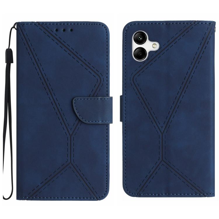 Custodia per telefono in pelle goffrata con cuciture, For Samsung Galaxy A57 5G, For Samsung Galaxy A37 5G, For Samsung Galaxy A27 5G, For Samsung Galaxy A07 5G