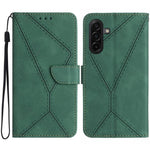Custodia per telefono in pelle goffrata con cuciture, For Samsung Galaxy A57 5G, For Samsung Galaxy A37 5G, For Samsung Galaxy A27 5G, For Samsung Galaxy A07 5G