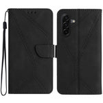 Custodia per telefono in pelle goffrata con cuciture, For Samsung Galaxy A57 5G, For Samsung Galaxy A37 5G, For Samsung Galaxy A27 5G, For Samsung Galaxy A07 5G