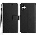Custodia per telefono in pelle con trama a griglia rombica, For Samsung Galaxy A36 5G, For Samsung Galaxy A16 5G, For Samsung Galaxy A06 4G
