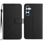 Custodia per telefono in pelle con trama a griglia rombica, For Samsung Galaxy A36 5G, For Samsung Galaxy A16 5G, For Samsung Galaxy A06 4G