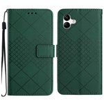 Custodia per telefono in pelle con trama a griglia rombica, For Samsung Galaxy A57 5G, For Samsung Galaxy A37 5G, For Samsung Galaxy A27 5G, For Samsung Galaxy A07 5G