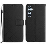 Custodia per telefono in pelle con trama a griglia rombica, For Samsung Galaxy A17 5G, For Samsung Galaxy A06 5G, For Samsung Galaxy A56 5G, For Samsung Galaxy A26 5G