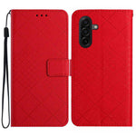 Custodia per telefono in pelle con trama a griglia rombica, For Samsung Galaxy A57 5G, For Samsung Galaxy A37 5G, For Samsung Galaxy A27 5G, For Samsung Galaxy A07 5G