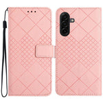 Custodia per telefono in pelle con trama a griglia rombica, For Samsung Galaxy A57 5G, For Samsung Galaxy A37 5G, For Samsung Galaxy A27 5G, For Samsung Galaxy A07 5G