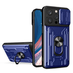 Custodia per telefono scorrevole Camshield TPU+PC con slot per schede, For iPhone 16, For iPhone 15 Pro Max, For iPhone 15 Pro