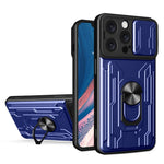 Custodia per telefono scorrevole Camshield TPU+PC con slot per schede, For iPhone 16 Pro Max, For iPhone 16 Pro, For iPhone 16 Plus