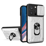 Custodia per telefono scorrevole Camshield TPU+PC con slot per schede, For iPhone 16 Pro Max, For iPhone 16 Pro, For iPhone 16 Plus
