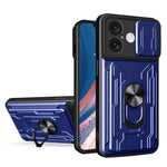 Custodia per telefono scorrevole Camshield TPU+PC con slot per schede, For iPhone 16, For iPhone 15 Pro Max, For iPhone 15 Pro