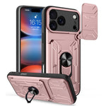 Custodia per telefono scorrevole Camshield TPU+PC con slot per schede, For iPhone 17 Pro Max, For iPhone 17 Pro, For iPhone 17