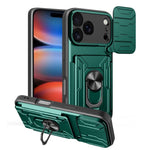 Custodia per telefono scorrevole Camshield TPU+PC con slot per schede, For iPhone 17 Pro Max, For iPhone 17 Pro, For iPhone 17