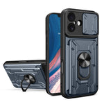 Custodia per telefono scorrevole Camshield TPU+PC con slot per schede, For iPhone 17 Pro Max, For iPhone 17 Pro, For iPhone 17