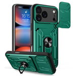 Custodia per telefono scorrevole Camshield TPU+PC con slot per schede, For iPhone 18 Pro, For iPhone 18 Pro Max, For iPhone 17e / 16e